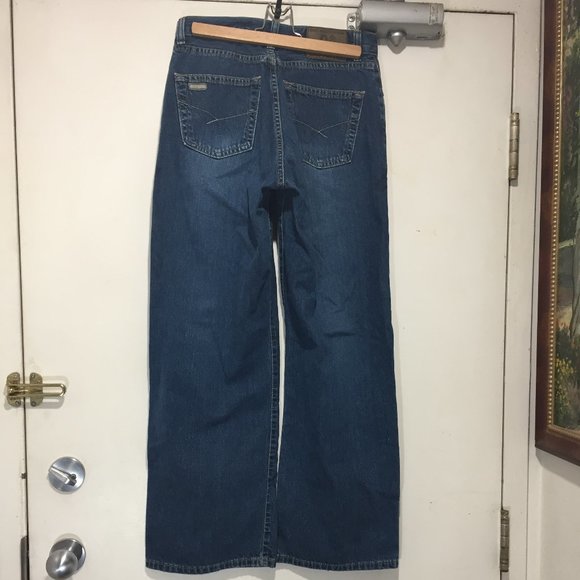 VINTAGE ROOTS WIDE LEG JEANS SIZE 30/30 - Picture 3 of 8